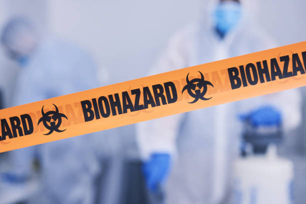 Professional Drug Lab Cleanup technician working in Cayuga, IN